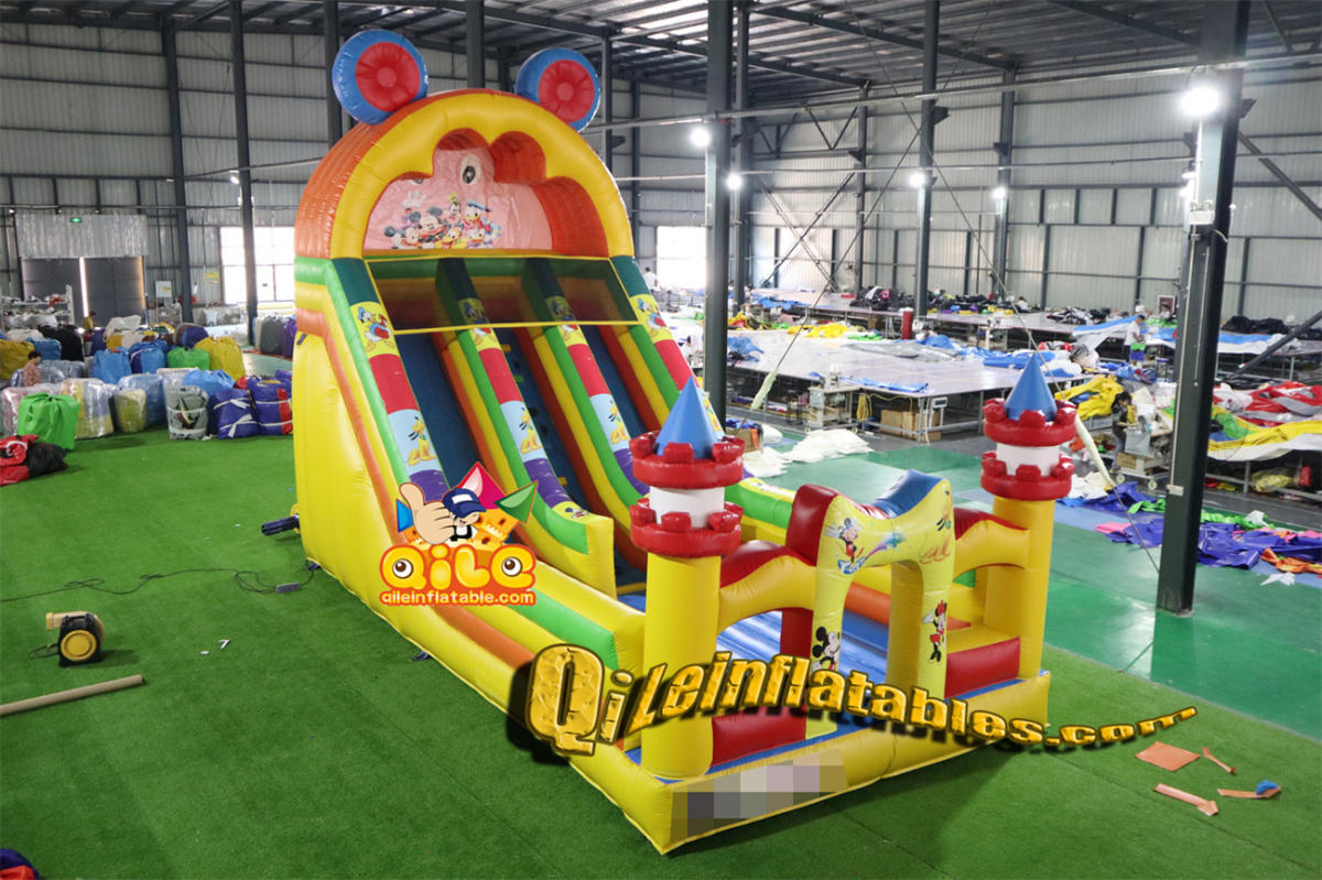 qile-7020 inflatable dry slide