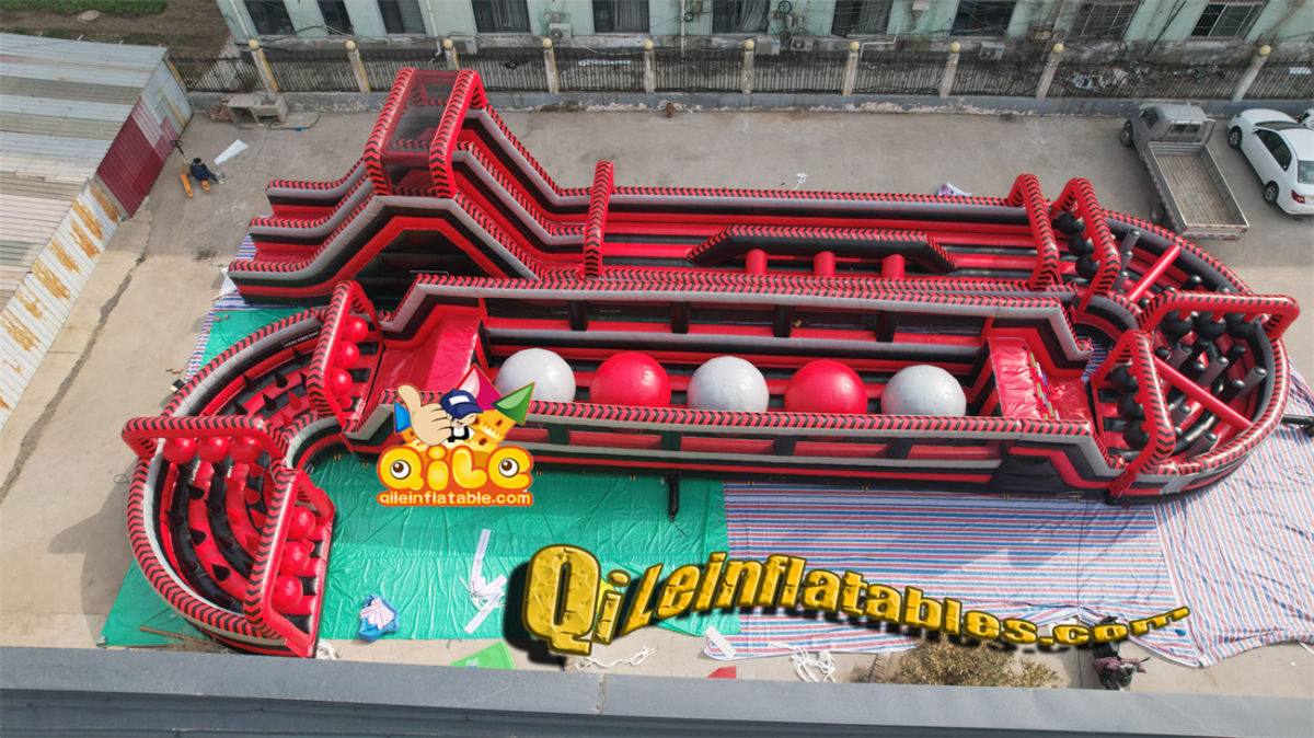 qile-8002 qile new design inflatable big obstacle