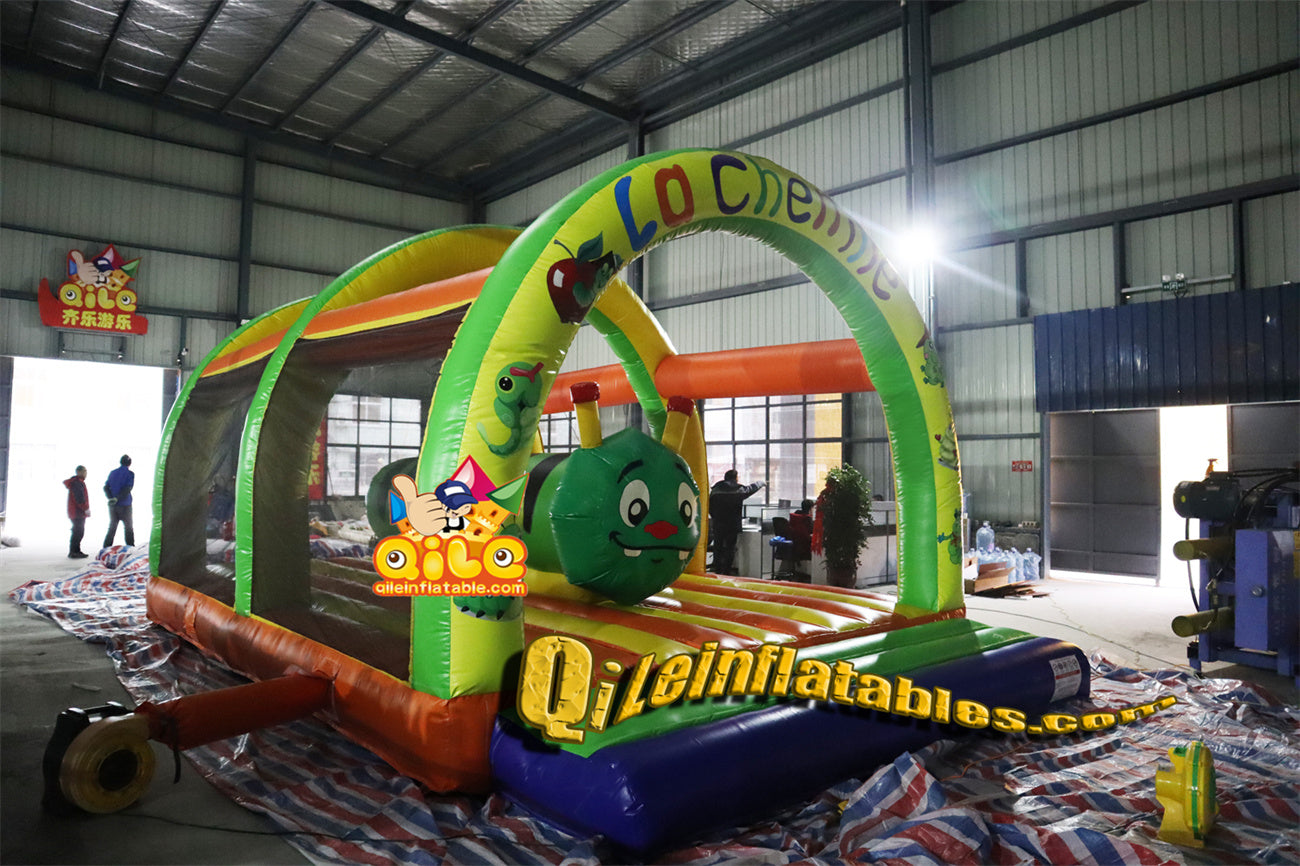 qile-5004 inflatable Cycling Caterpillar games