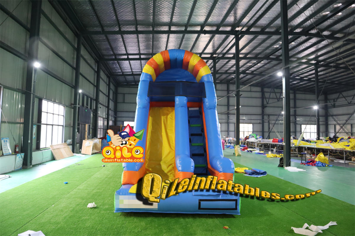 qile-7042 inflatable dry slide