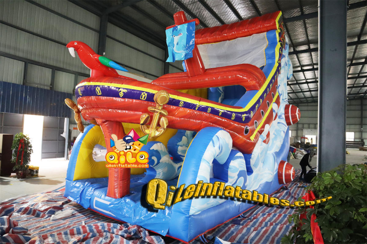 qile-7004 inflatable dry slide Classic Corsair