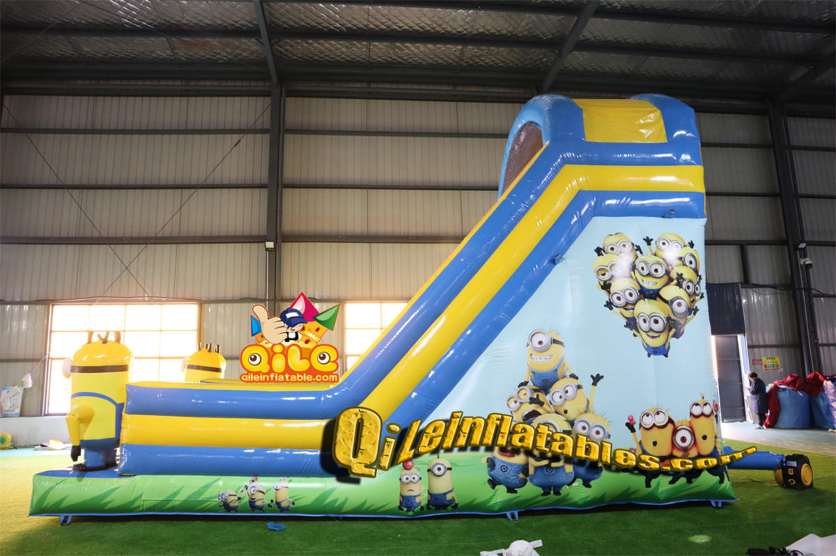 qile-7056 inflatable dry slide