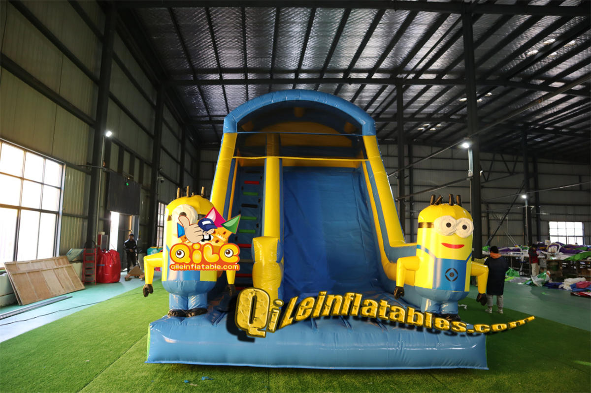 qile-7056 inflatable dry slide