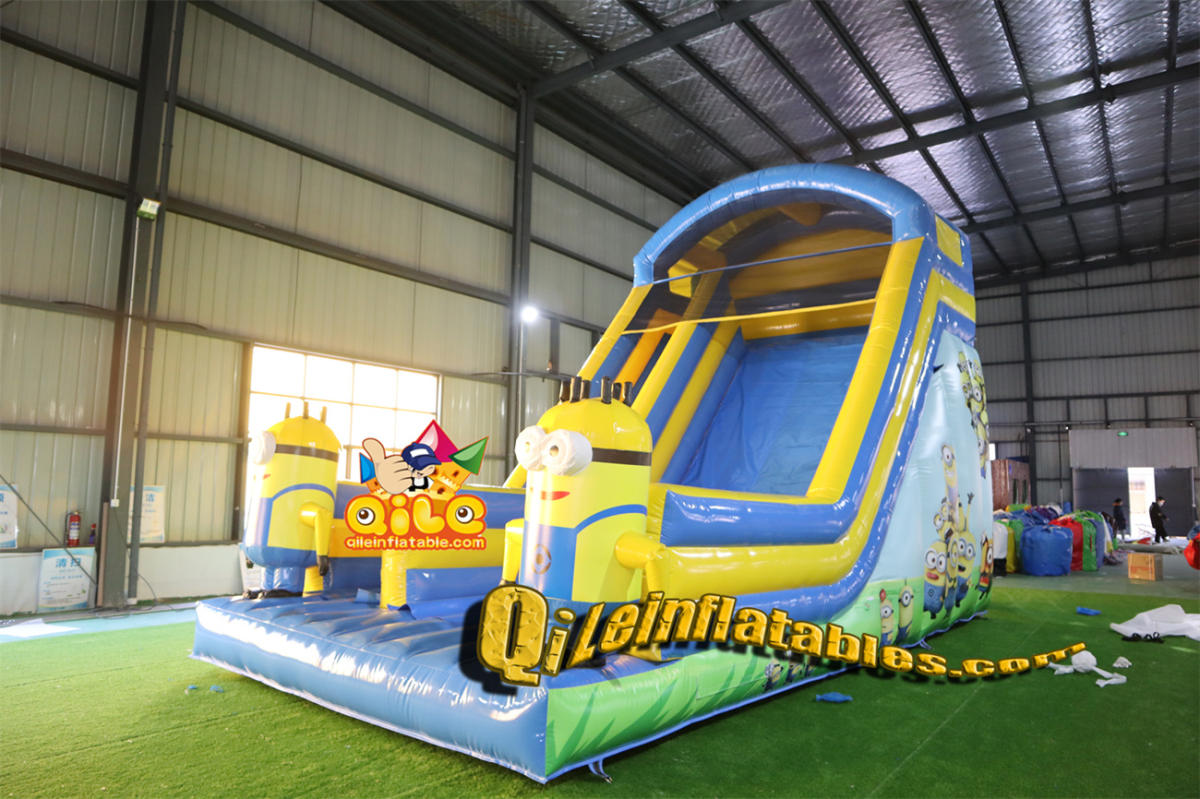 qile-7056 inflatable dry slide