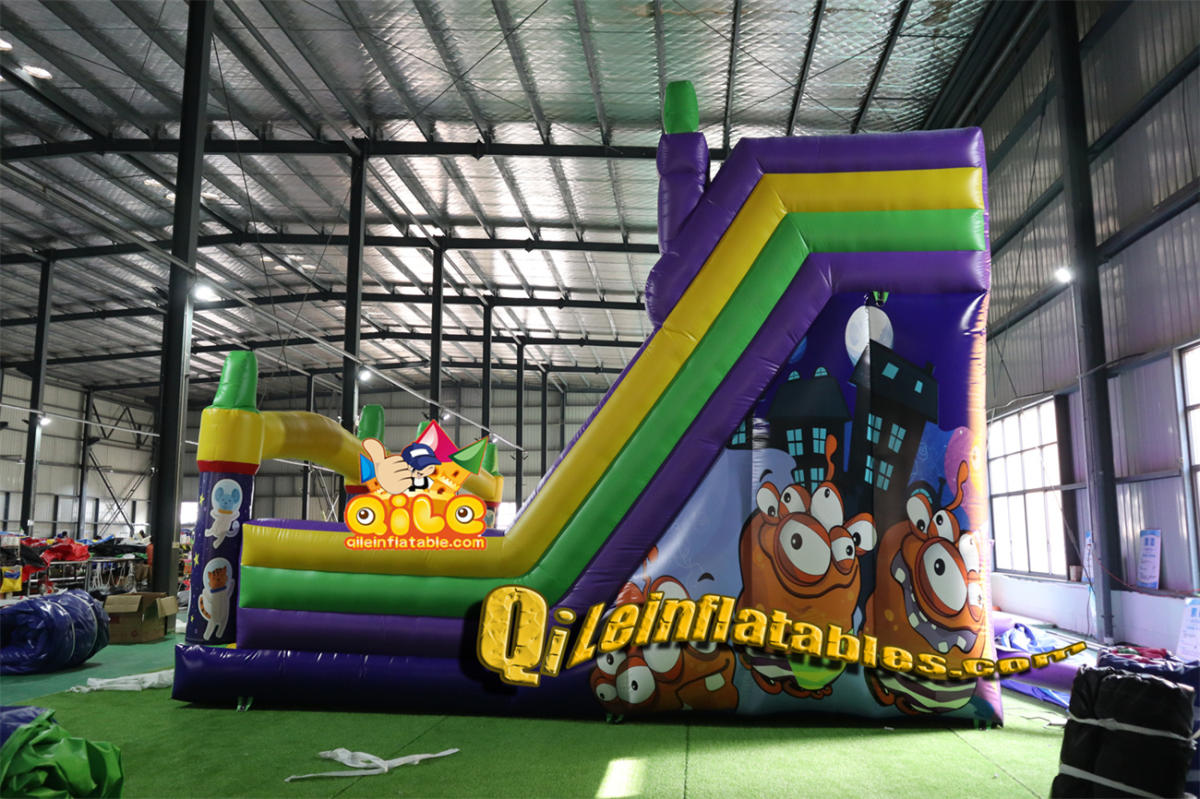 qile-7060 inflatable dry slide
