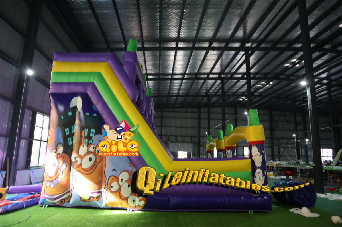 qile-7060 inflatable dry slide