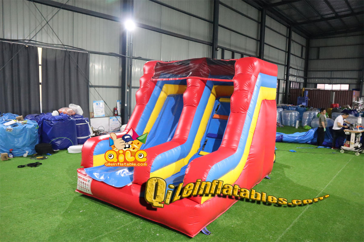 qile-7066 inflatable dry slide