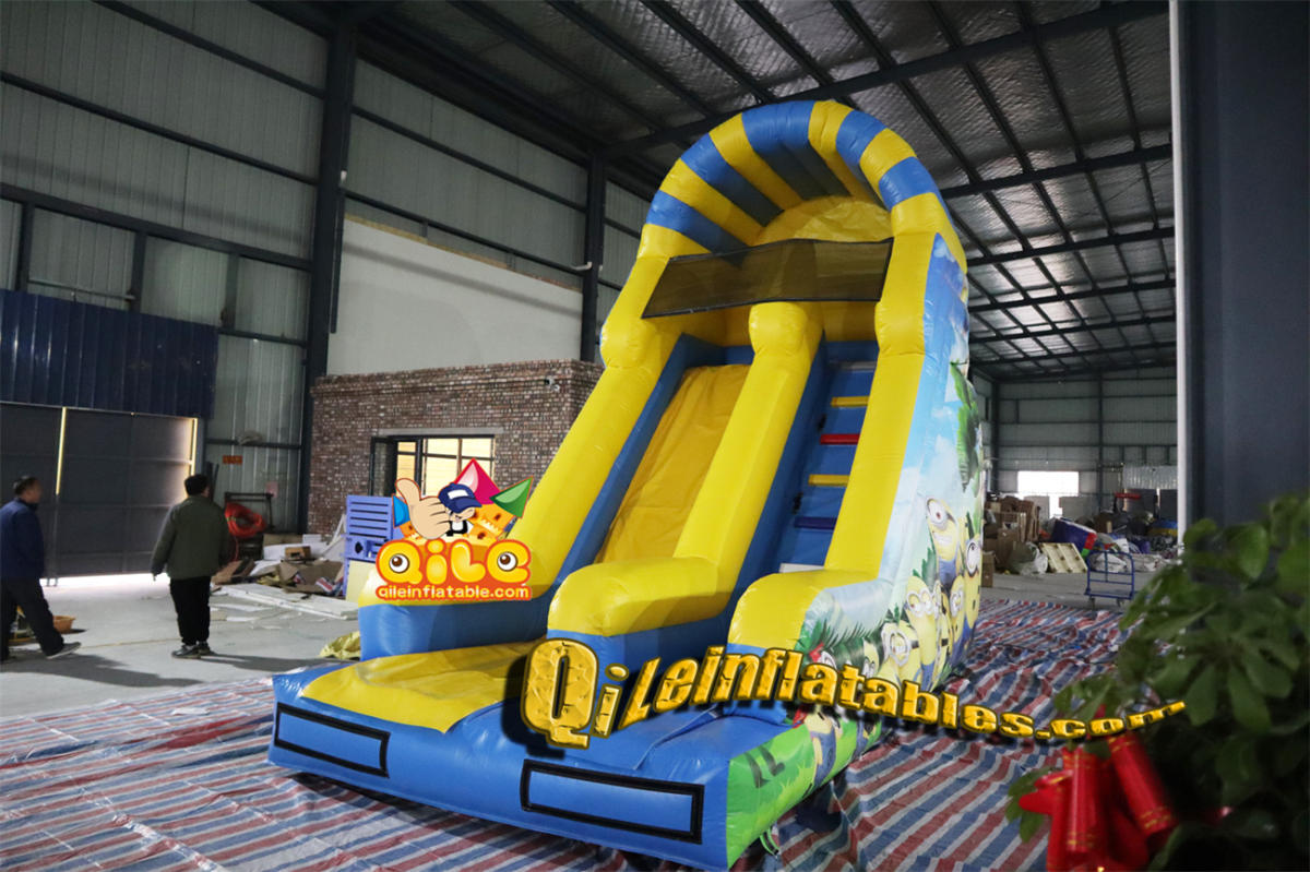 qile-7006 inflatable dry slide