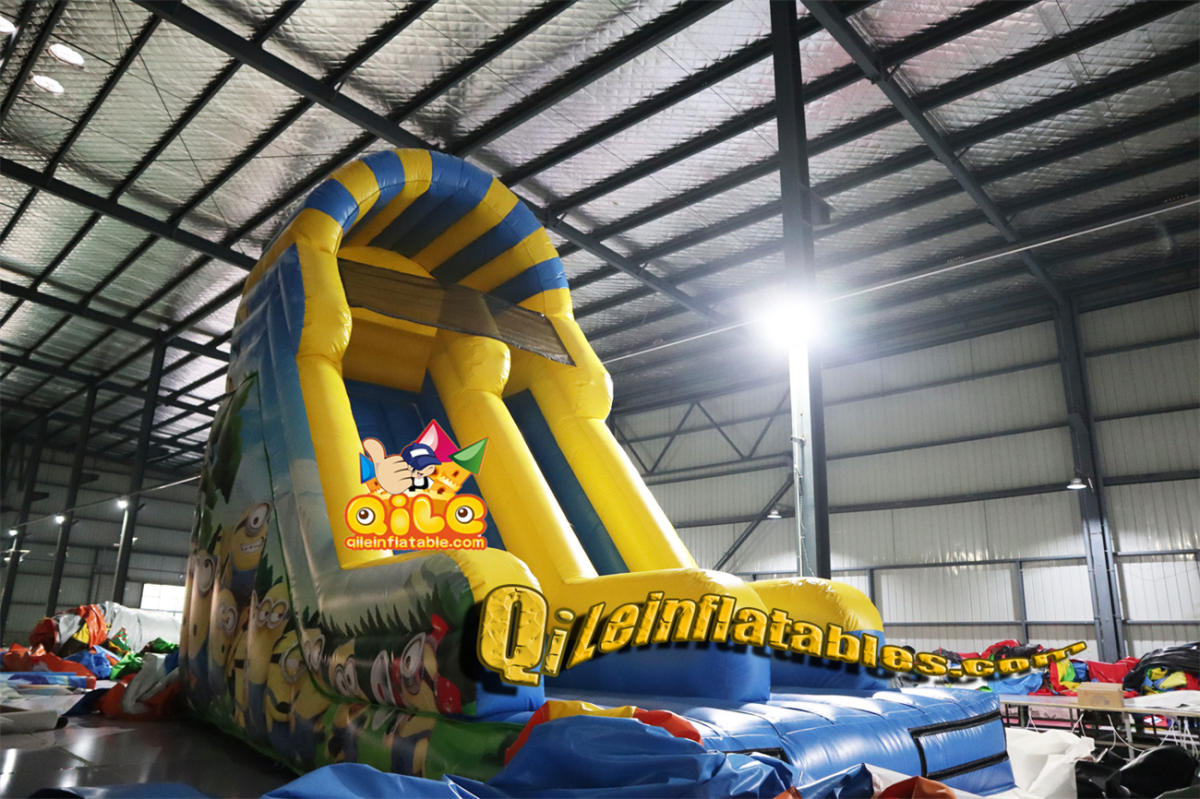 qile-7006 inflatable dry slide