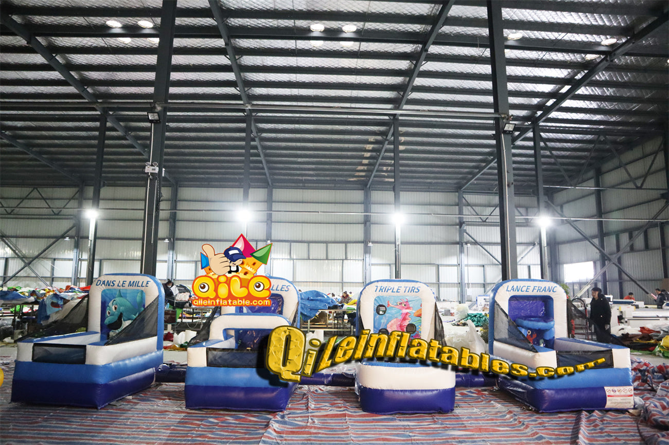 qile-5006 inflatable games 4 in 1 Mixed games