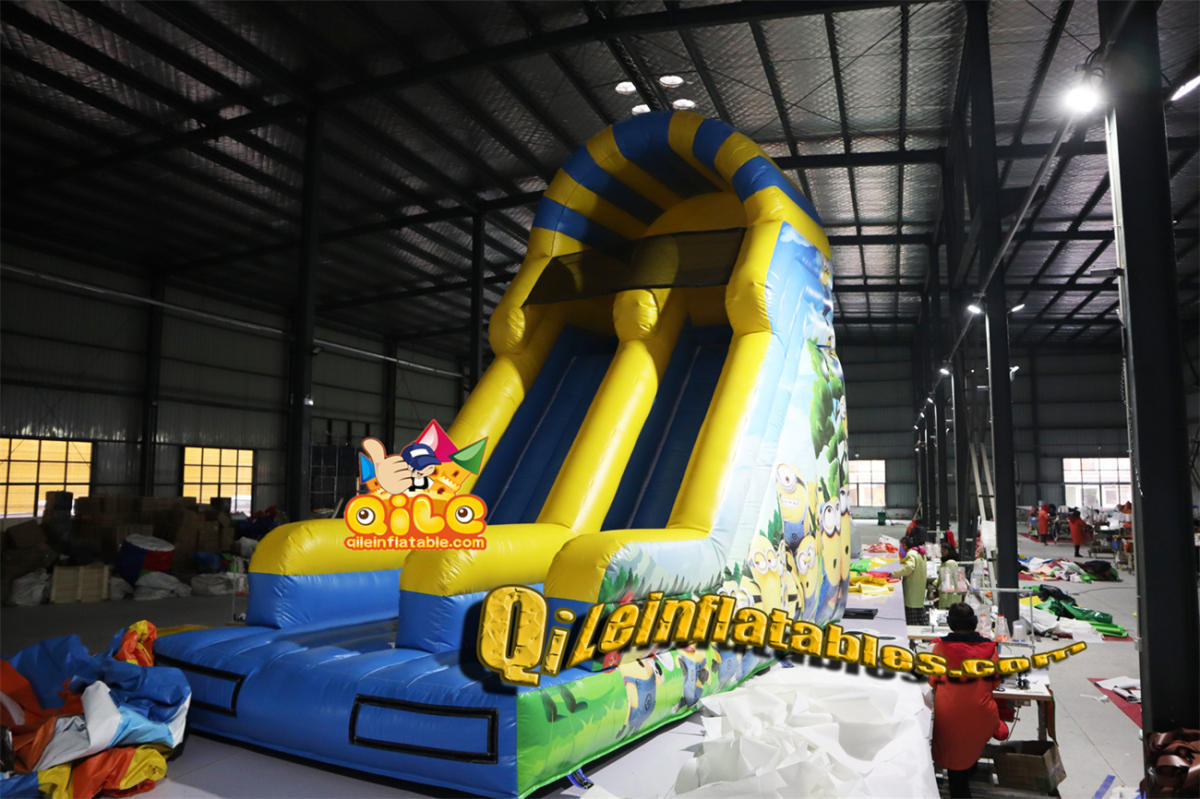 qile-7006 inflatable dry slide