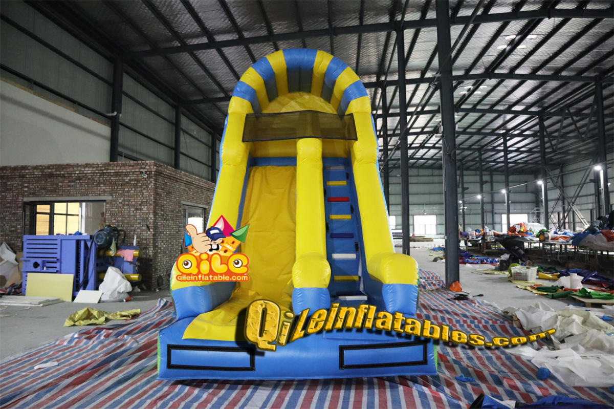 qile-7006 inflatable dry slide