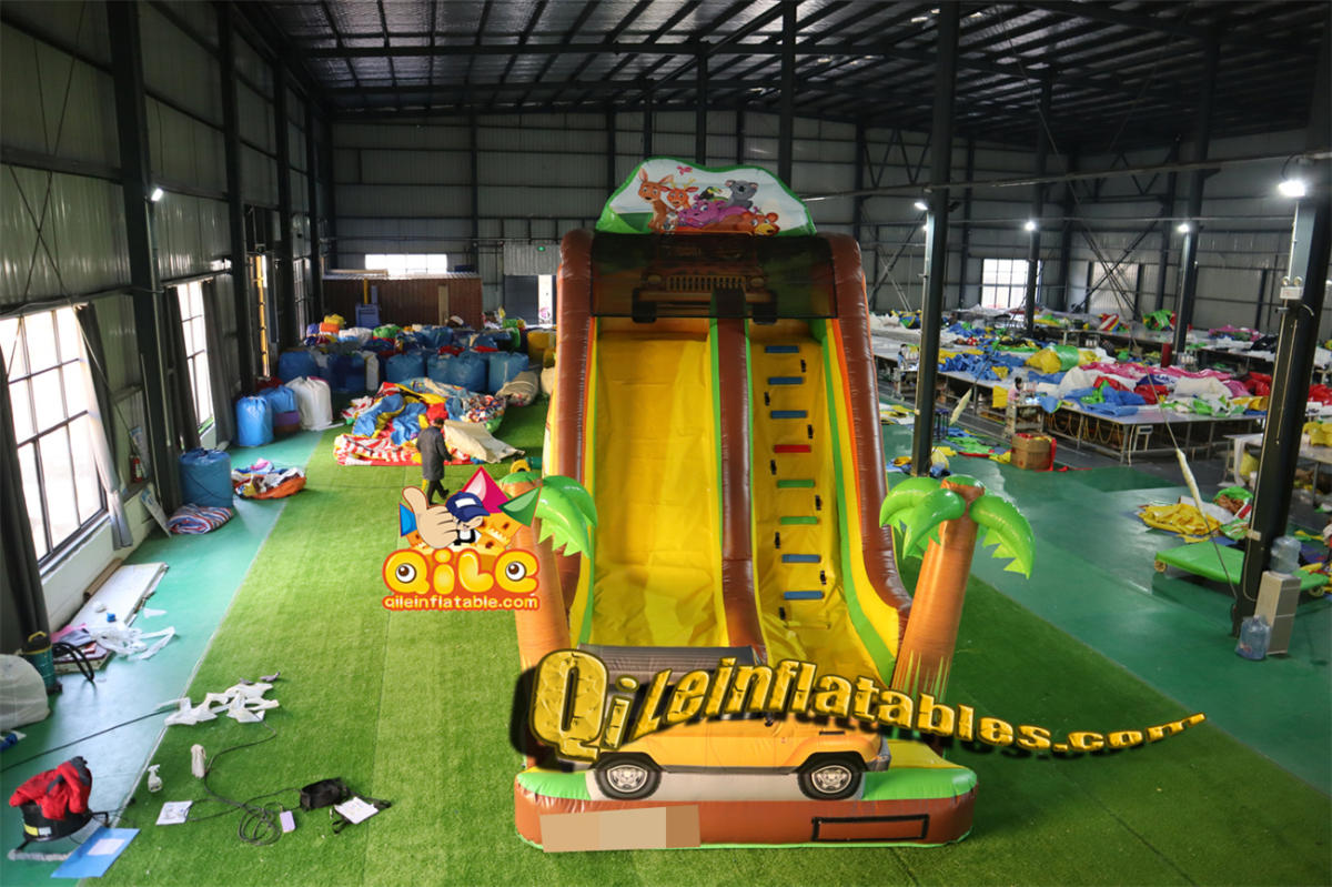 qile-7080 inflatable dry slide