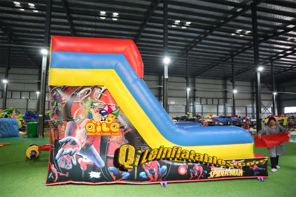 qile-7087 inflatable dry slide