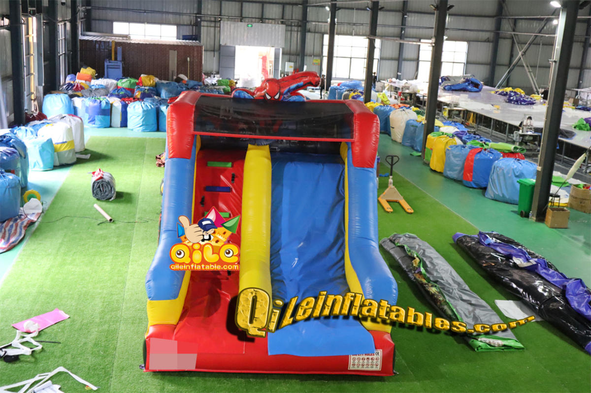qile-7087 inflatable dry slide