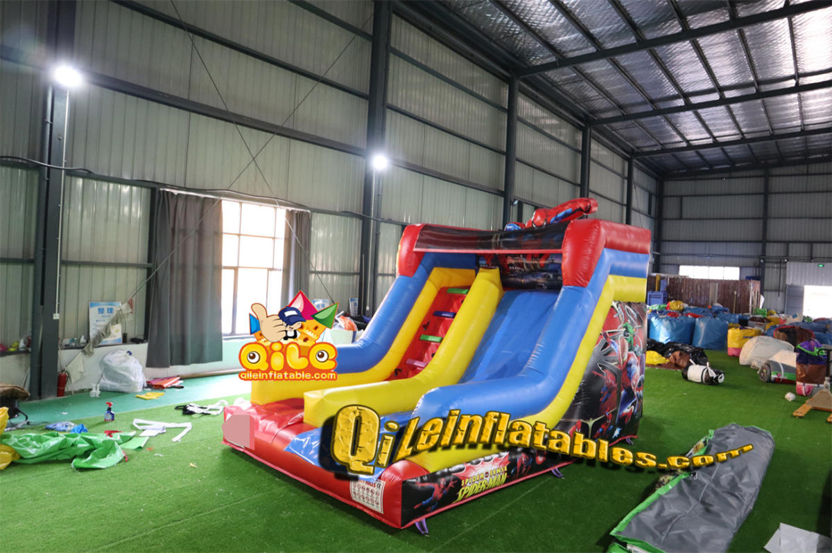 qile-7087 inflatable dry slide