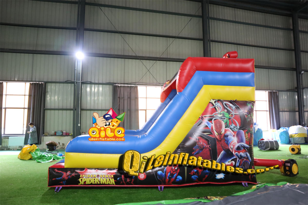 qile-7087 inflatable dry slide