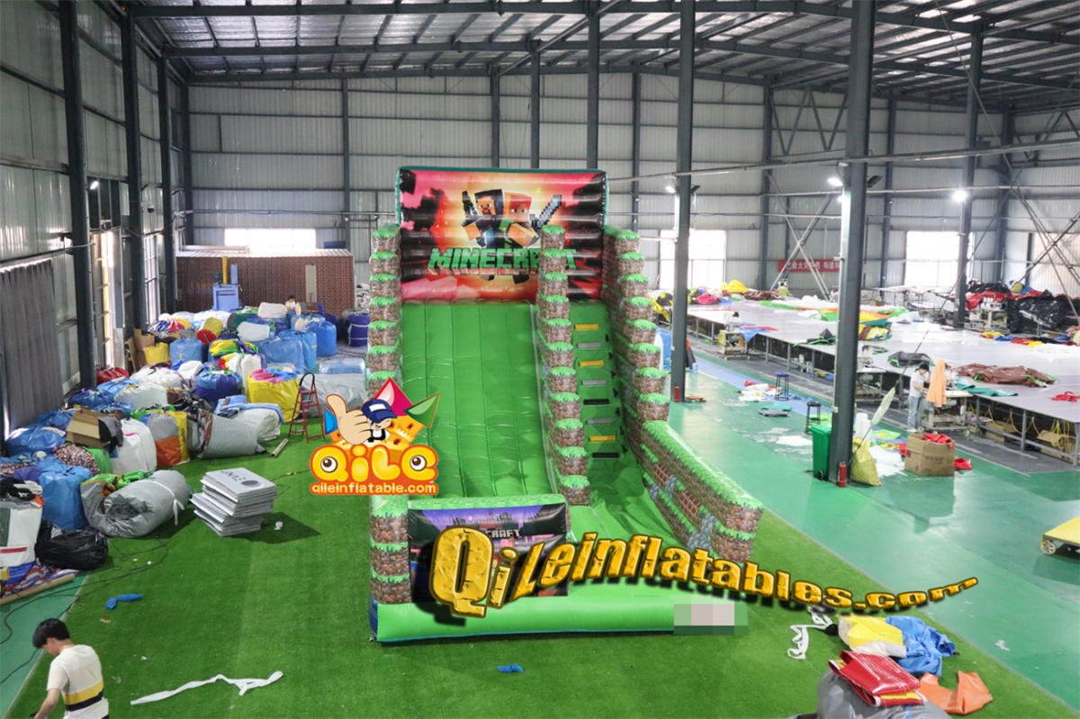 qile-7090 inflatable dry slide Future War
