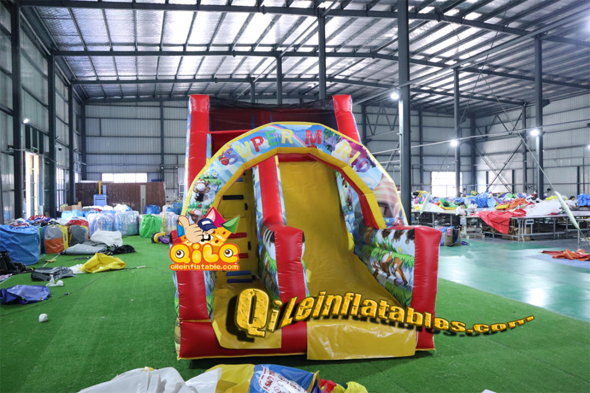 qile-7099 inflatable dry slide