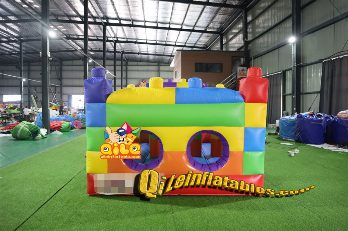 qile-8009 qile inflatable Building Blocks obstacle
