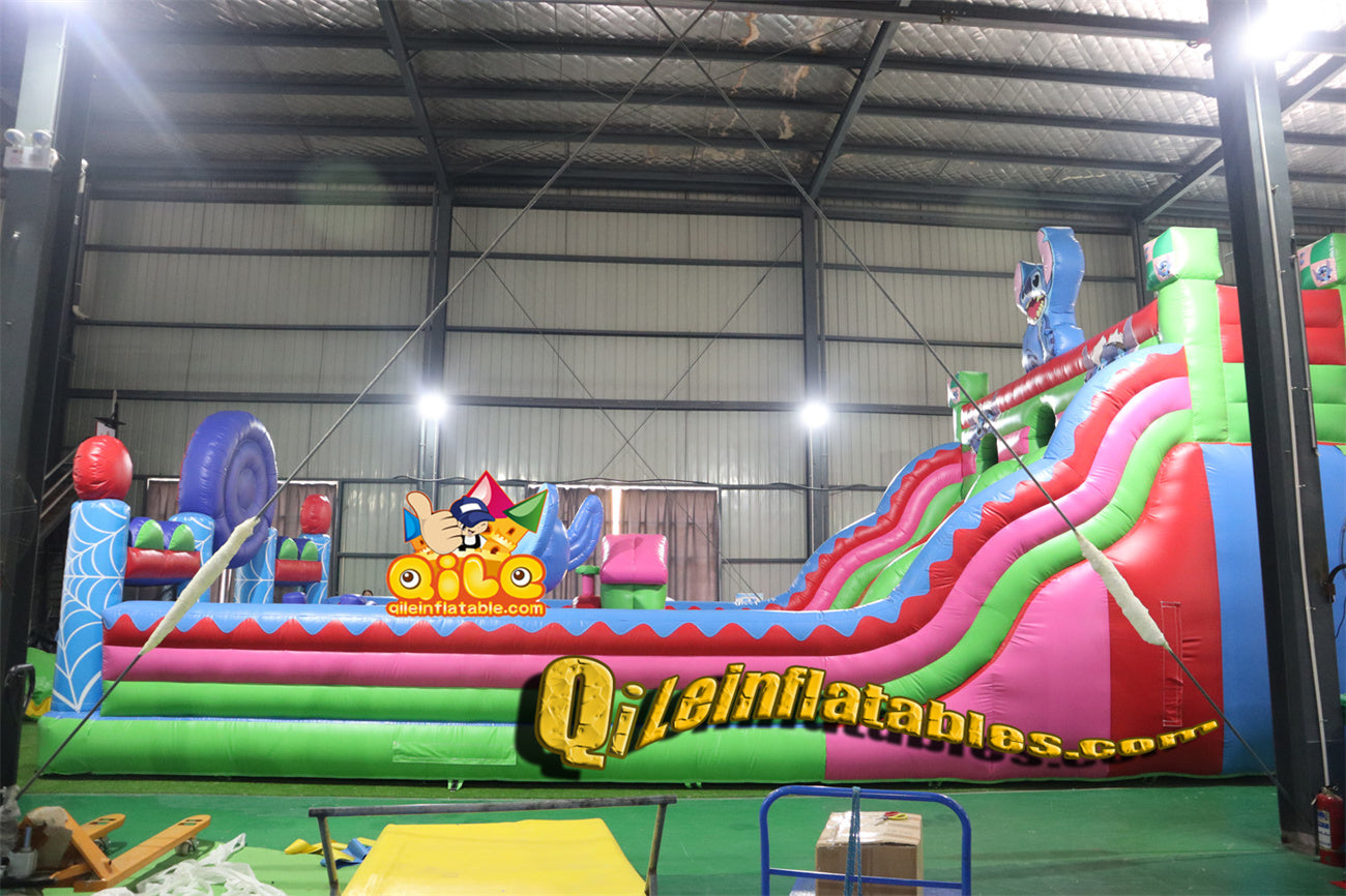qile League of Heroes inflatable fun playground