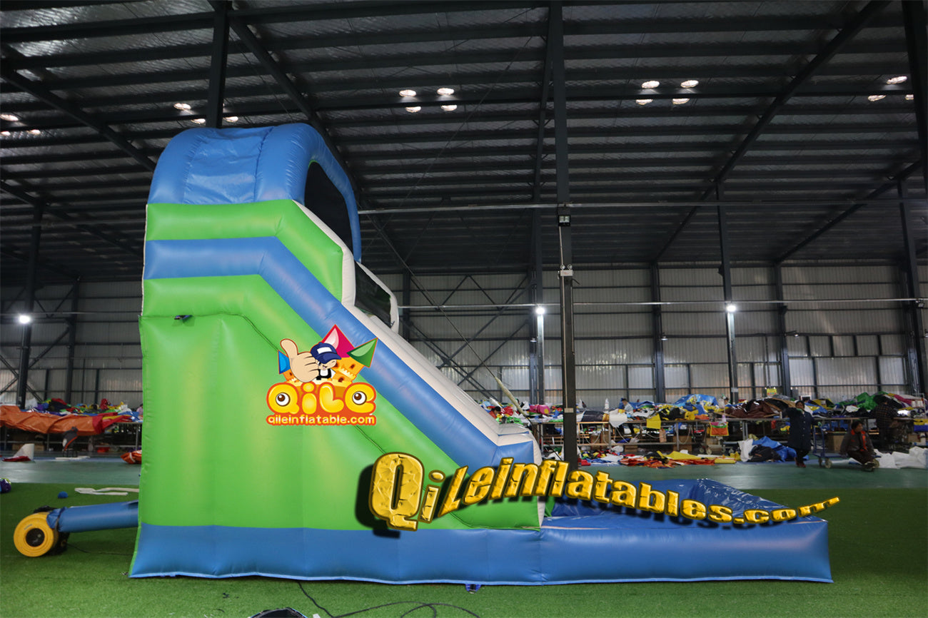 qile-6018 14' cheap water slide with pool