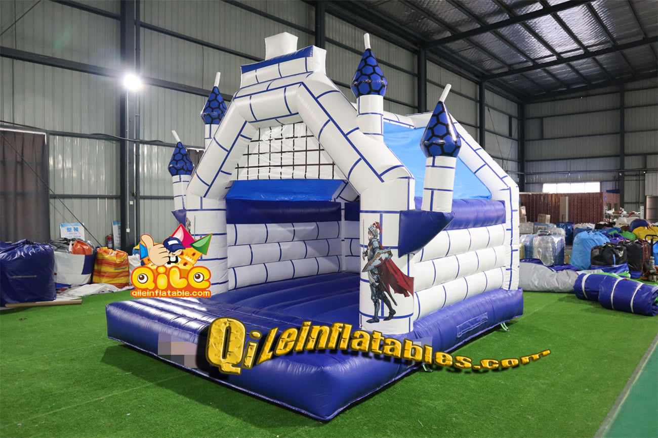 qile-1001 blue and with inflatable castle for sales