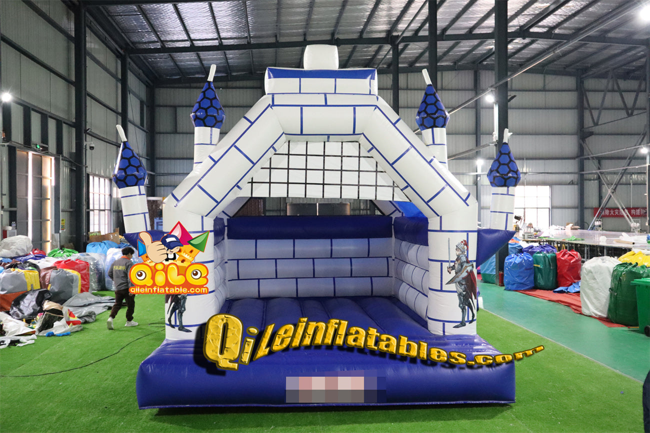 qile-1001 blue and with inflatable castle for sales