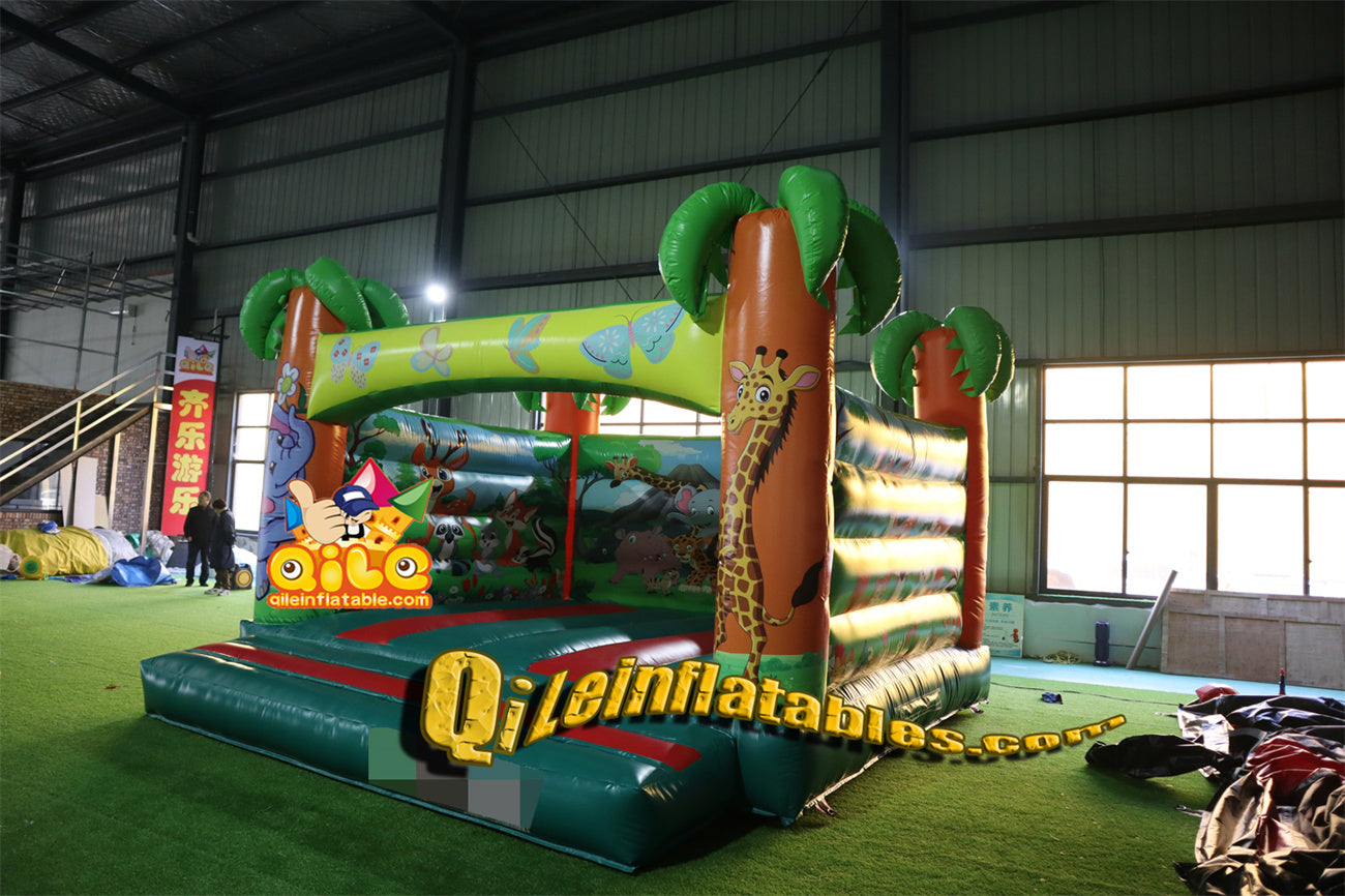 qile-1003 Forest Animal Park Jumping castle for 2024