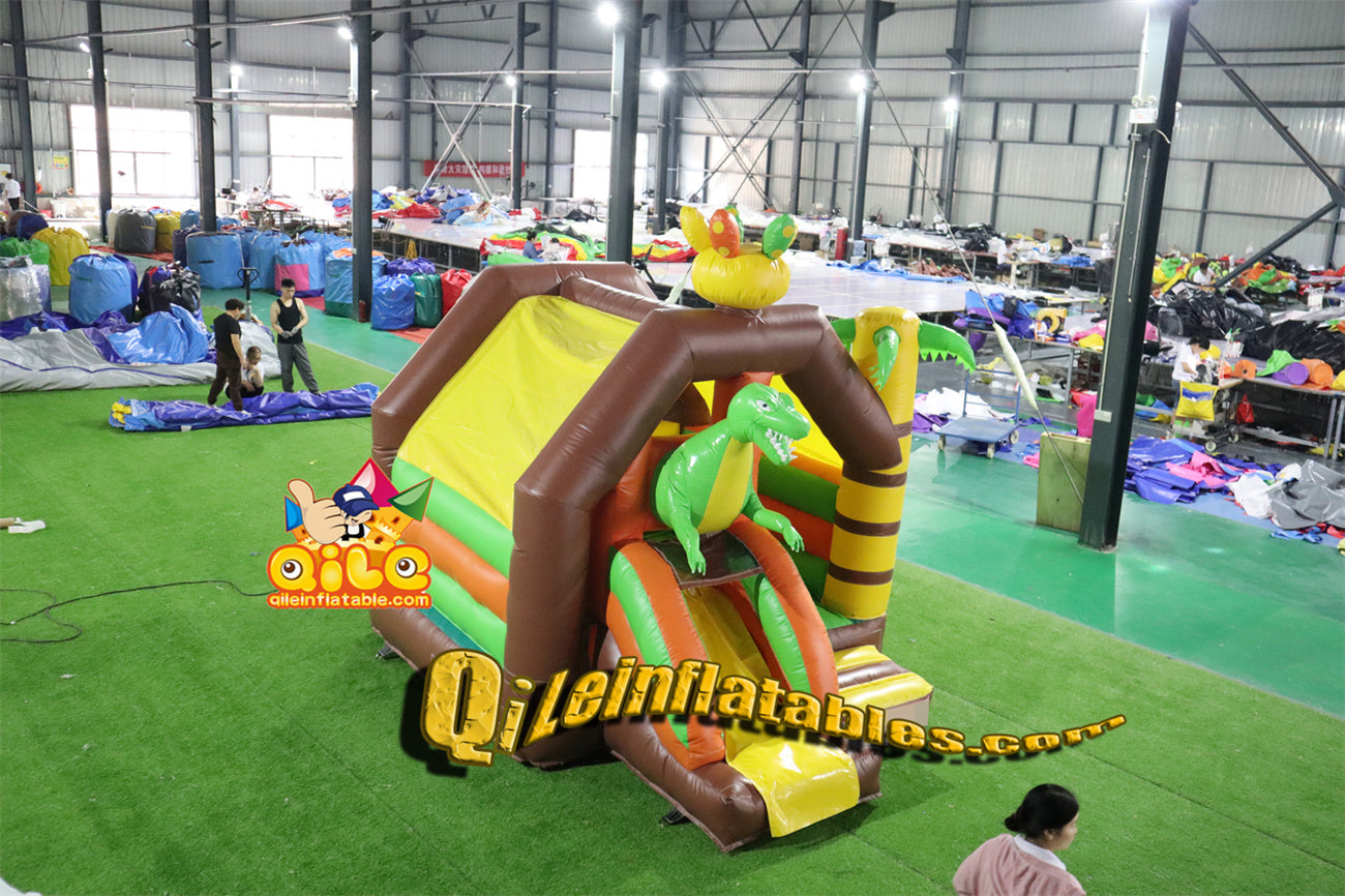 2027008 inflatable castle dinosaur combo for sales