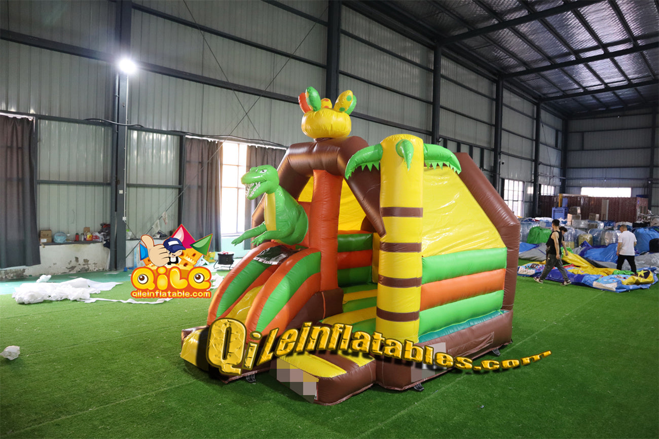 2027008 inflatable castle dinosaur combo for sales