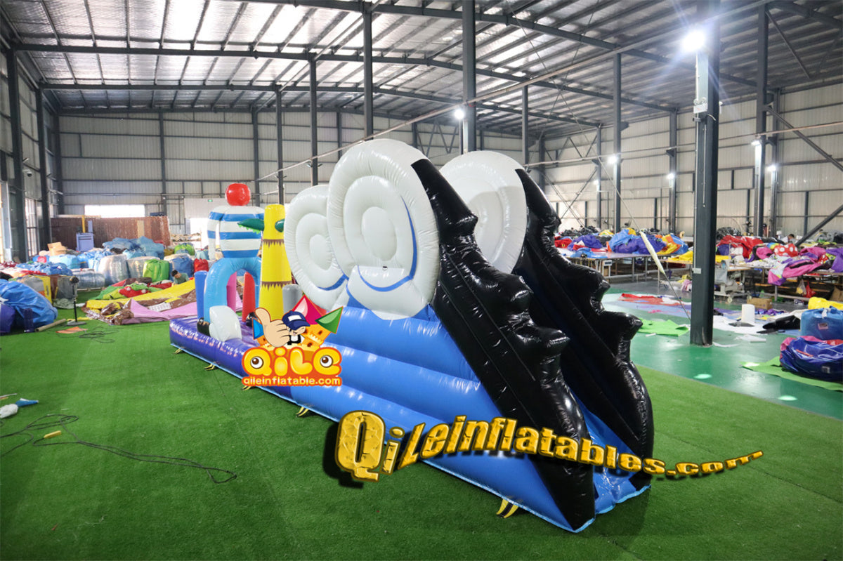 good-A010  Inflatable water obstacle course