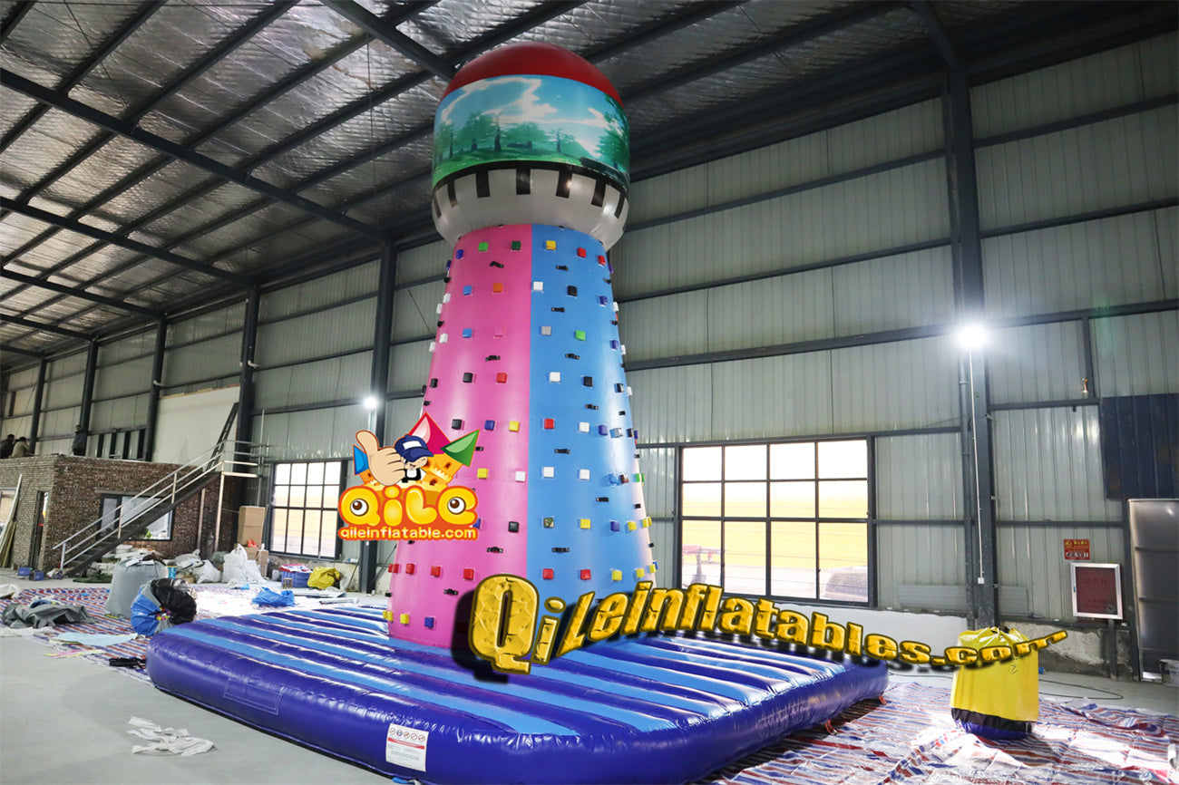 qile-5010 inflatable games Rock climbing wall