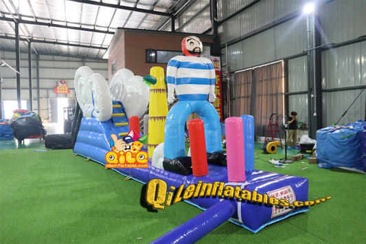 good-A010  Inflatable water obstacle course
