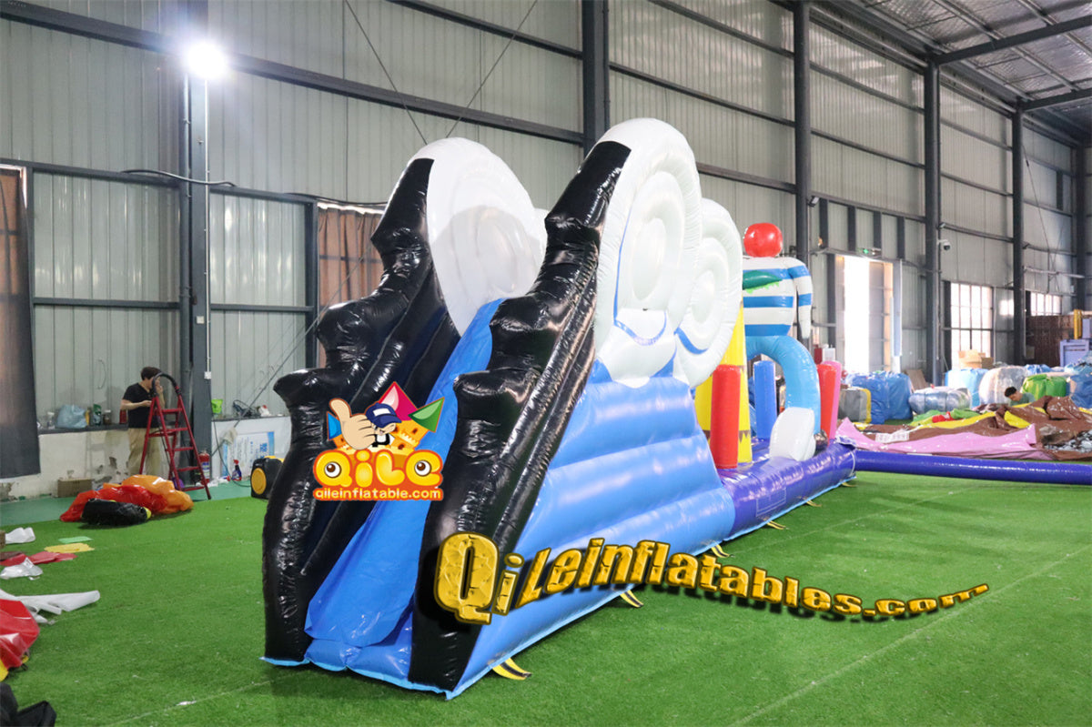 good-A010  Inflatable water obstacle course