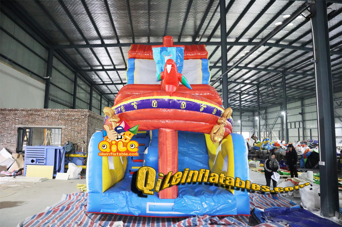 qile-7005  inflatable dry slide