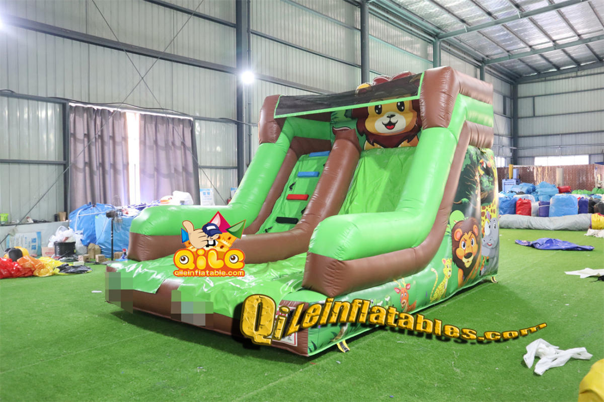 qile-7055   inflatable dry slide