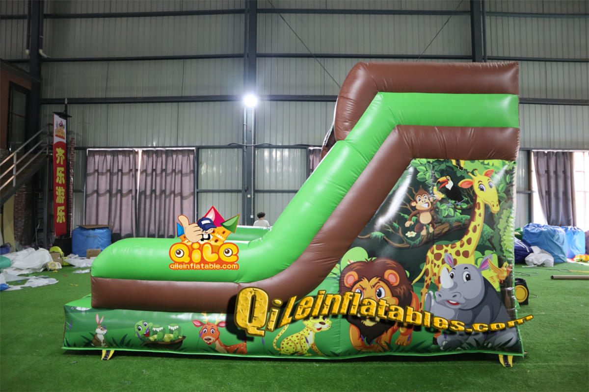 qile-7055   inflatable dry slide