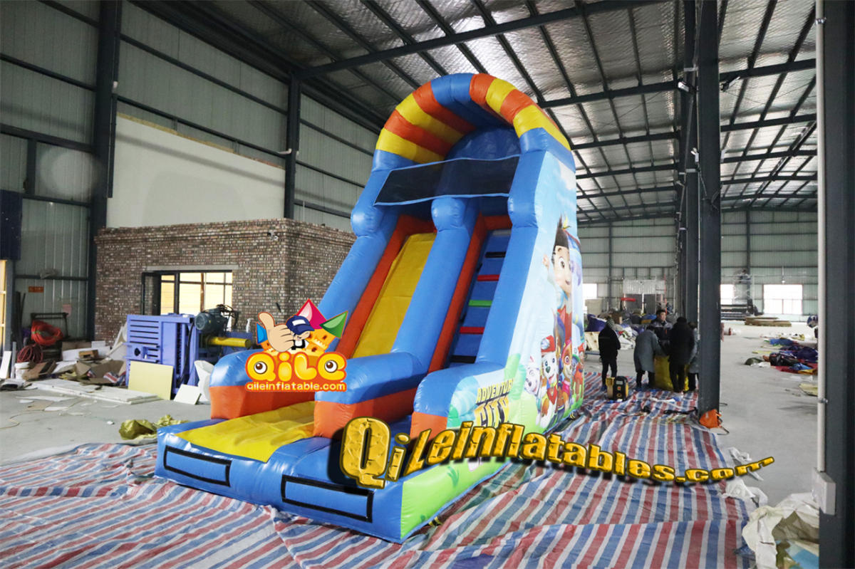 qile-7005  inflatable dry slide