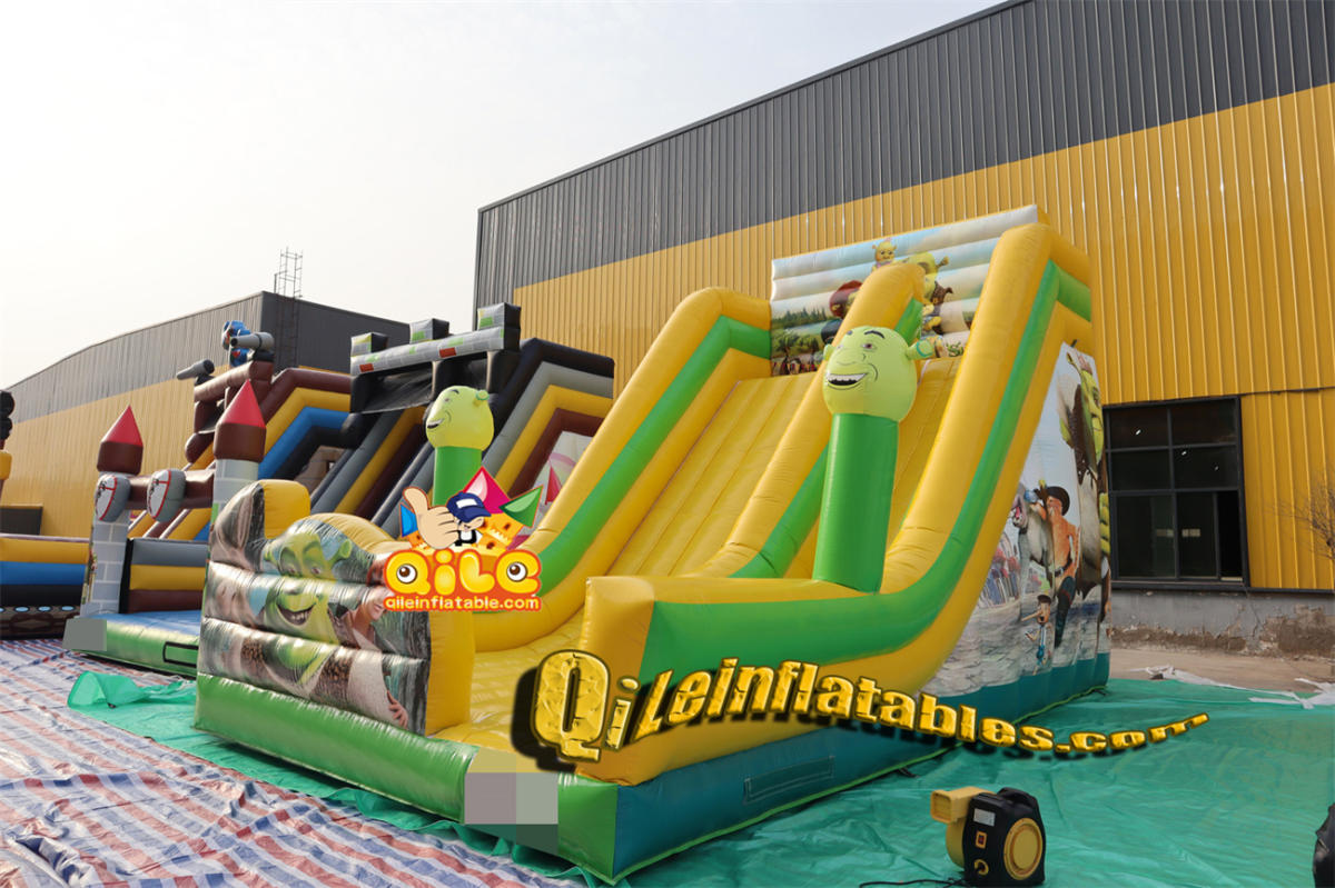 qile-7064   inflatable dry slide