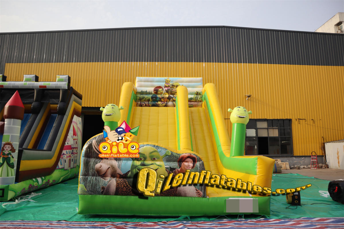 qile-7064   inflatable dry slide