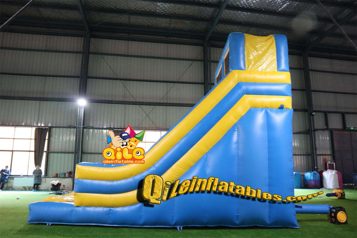 qile-7074 inflatable dry slide
