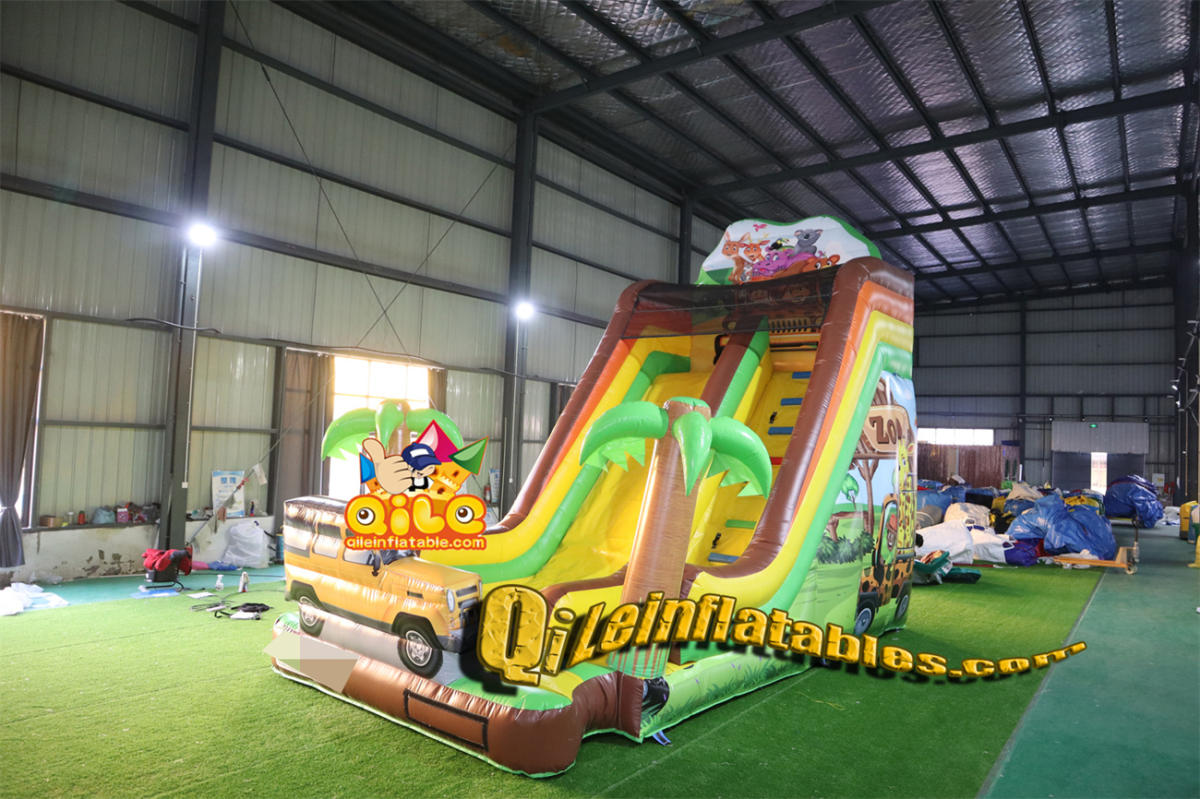 qile-7080 inflatable dry slide