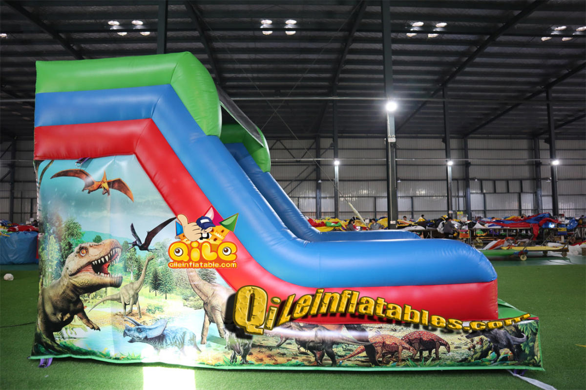 qile-7086  inflatable dry slide
