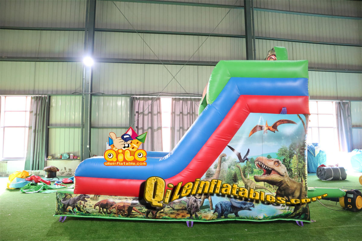qile-7086  inflatable dry slide