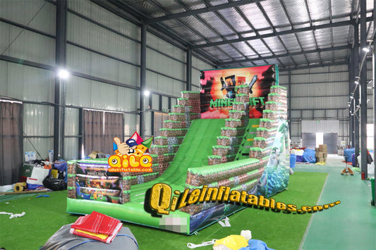 qile-7090 inflatable dry slide Future War