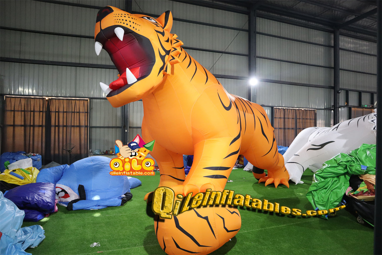 qile-4003 inflatable cartoon Orange Tiger
