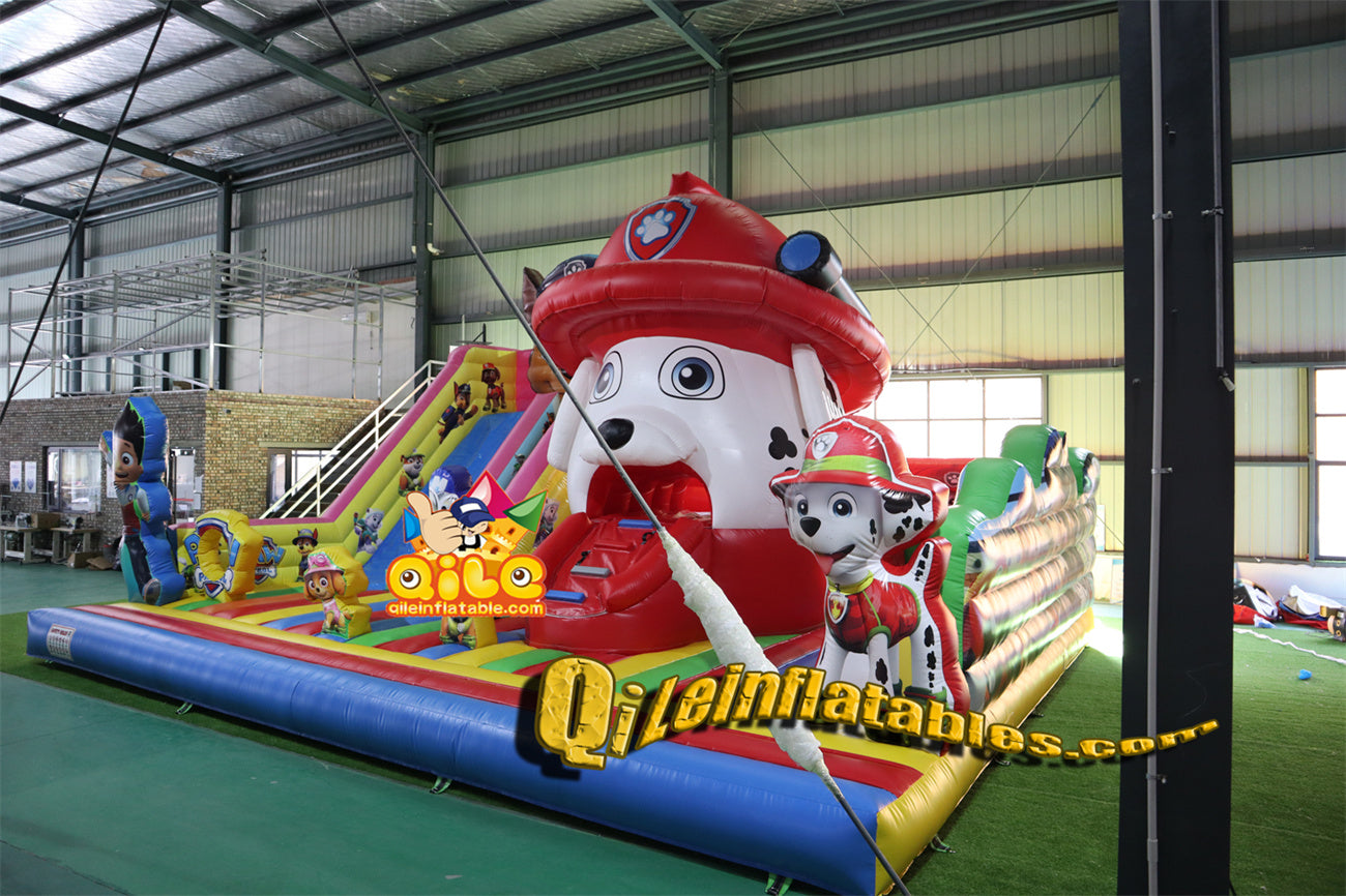 qile-3005 PAW Patrol inflatable fun playground