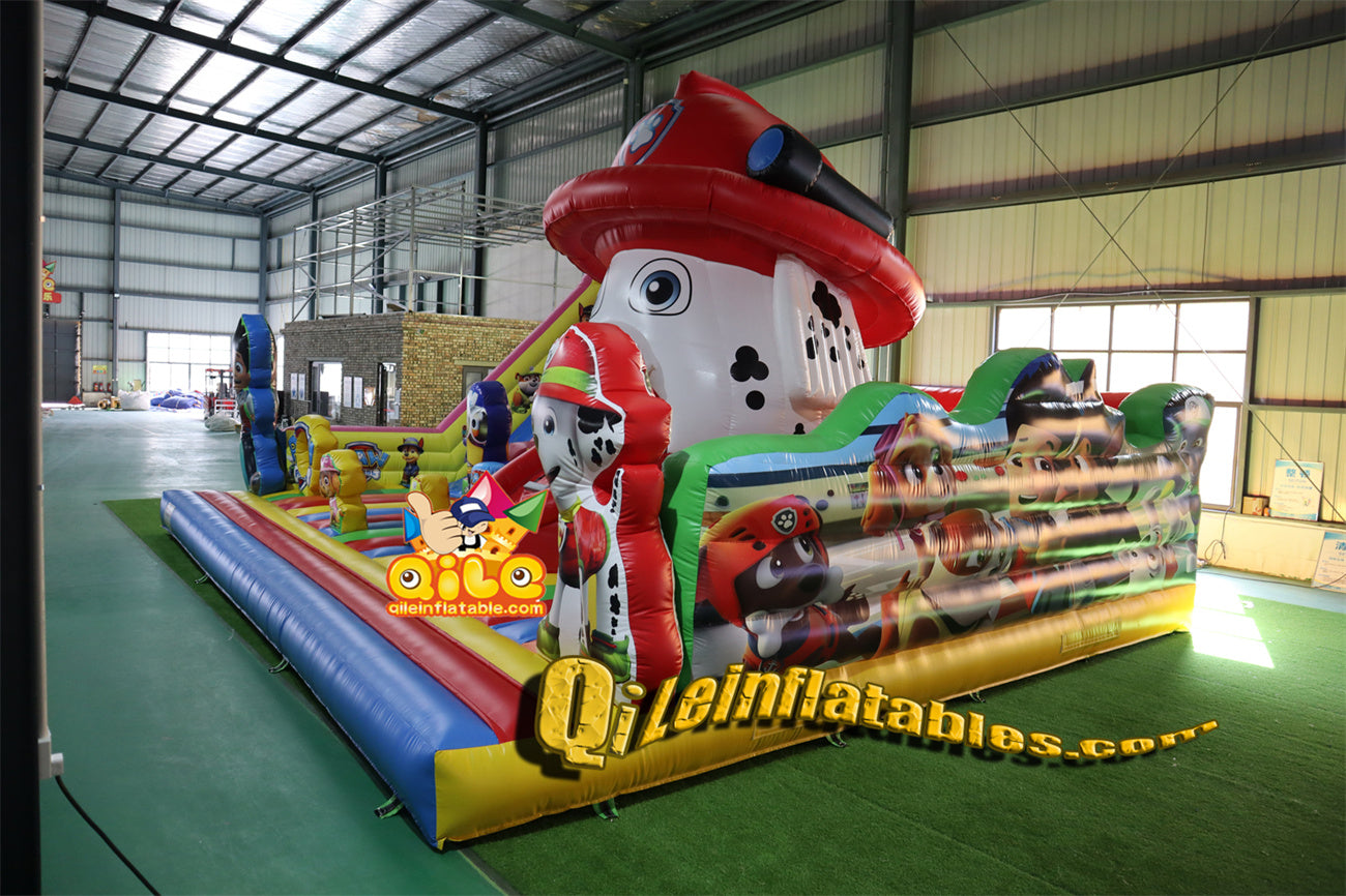 qile-3005 PAW Patrol inflatable fun playground