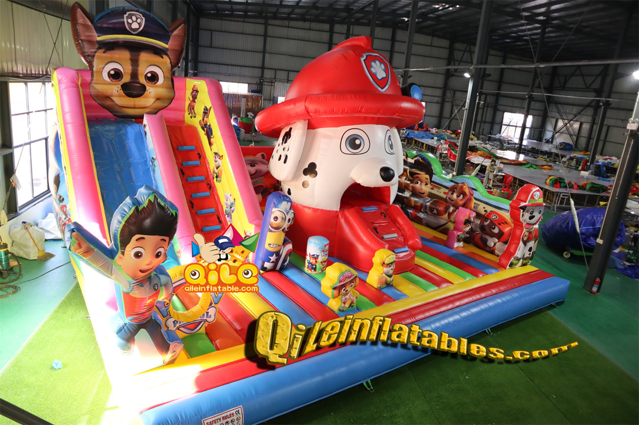qile-3005 PAW Patrol inflatable fun playground
